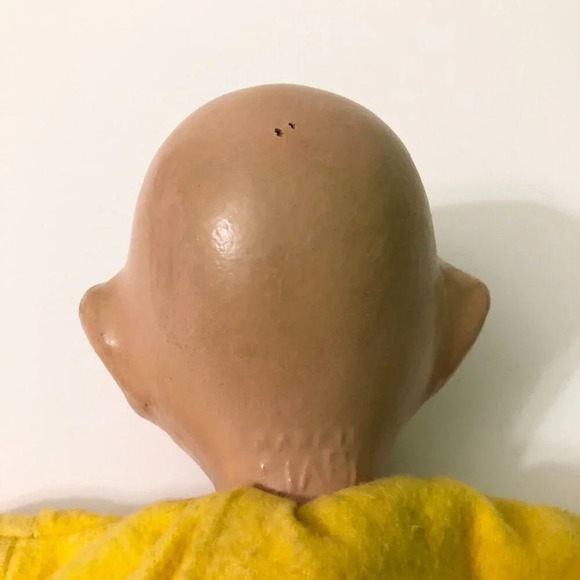 Vtg 1930s Dopey Composition  Doll Head Hand Puppet Made In Canada Reliable Ideal - Picture 6 of 16